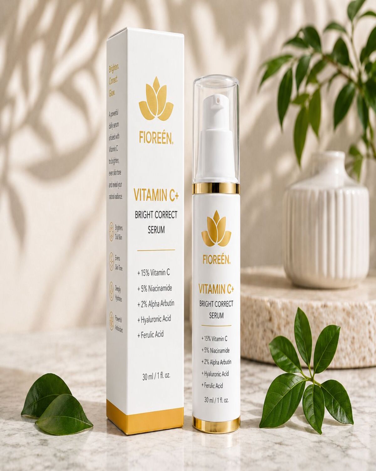 Vitamin C Brightening & Glowing Serum bottle
